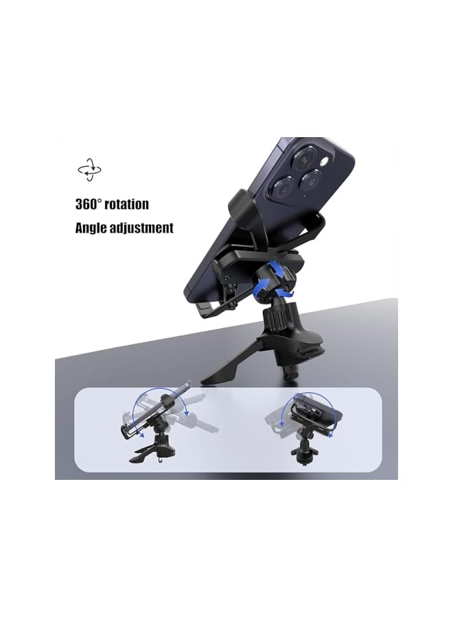 S-TOP Car Phone Mount for Air Vent, 360° Rotation Function, Retractable Base Design, No-Slip Grip Surface, Automatic Locking Mechanism, Easy to Install & Adjust, Stable Driving Accessory - Image 4