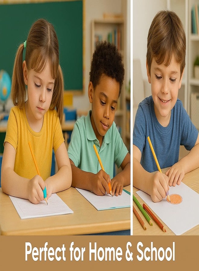 YTM Ergonomic Pencil Grips for Kids, Multicolor Silicone Writing Aid, 2-Piece Set, Posture Correction Tool for Special Needs Children, Handwriting Support with Finger Cushion - Image 3