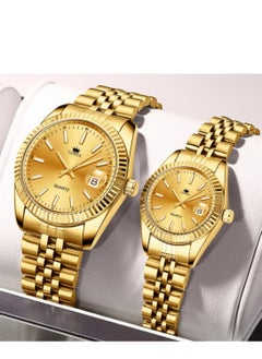 Lorex Men's and women's watch set, waterproof and modern design 