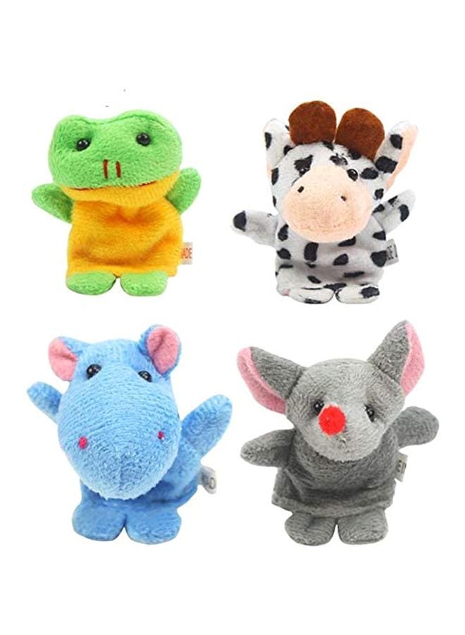 إسكدنيا مجموعة دمى الإصبع بشكل حيوانات أرنب وكلب ودب من 10 قطع - Image 4