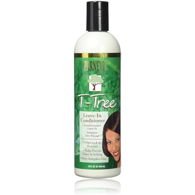 Parnevu TEA TREE LEAVE-IN CONDITIONER, 12 OUNCE - Image 1