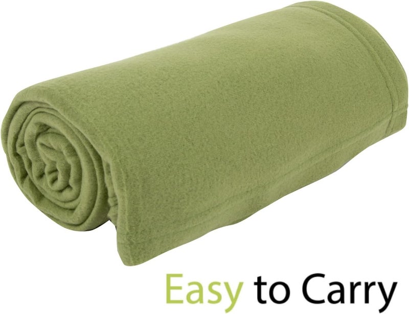 Trailmaker 50x60 Throw Blankets, Ultra Soft Hypoallergenic Fleece Fall Throw Blanket for Livingroom, Couch, Chair, Bed, Fern Green - Image 4