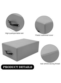 NOAEOU Pilates Box for Reformer，Pilates Reformer Box for Exercises that Improve Range of Motion and Flexibility，Can be Used Independently (Gray)  - Image 2