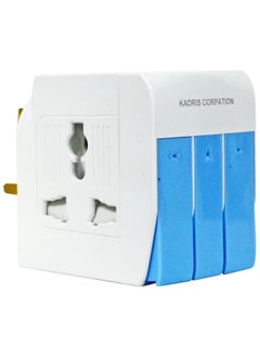 KADRIS ESMA Approved 3Way British Plug Multi Adapter with Individual Switches, Fused UK Plug Adaptor  - Image 4