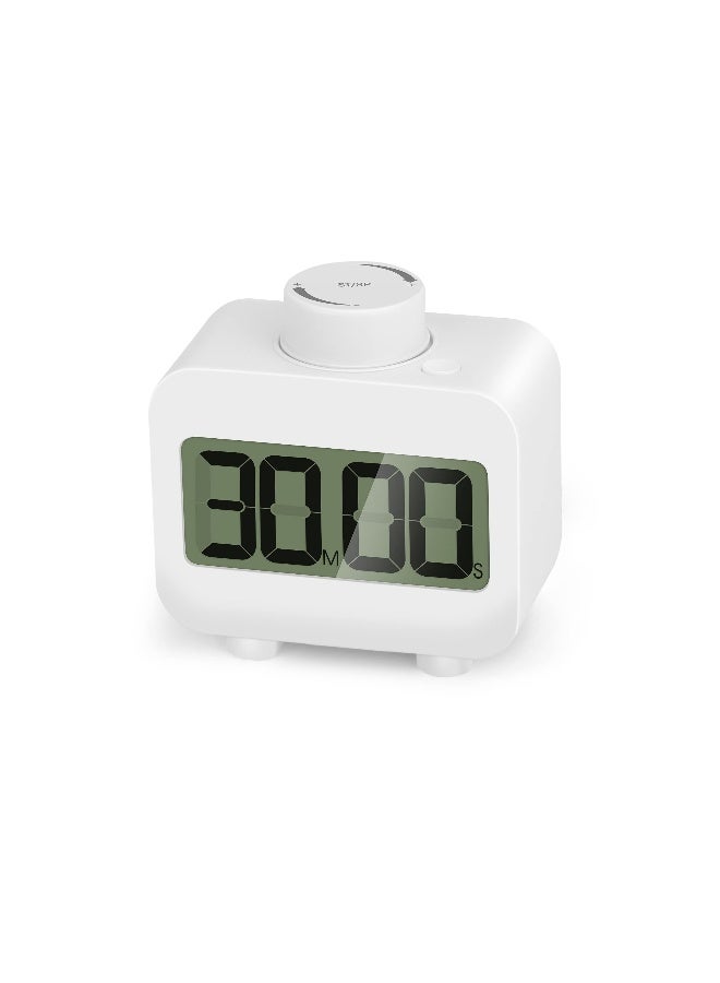 Digital Timer Kitchen Visual Digital Timer Rotating Mute Timer For Kids And Adults Timers For Cooking Study Exercise Bathroom Productivity'S Time Management - Image 1