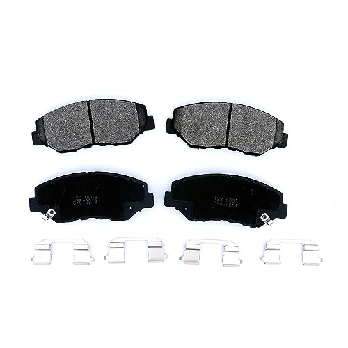 HICKS Front Brake Pad Set FIt for 2002-2006 Honda CR-V, 2012-2016 Honda CR-V (FWD), 2003-2011 Honda Element, 2003-2007 Honda Accord (L4 2.4L) - Image 1