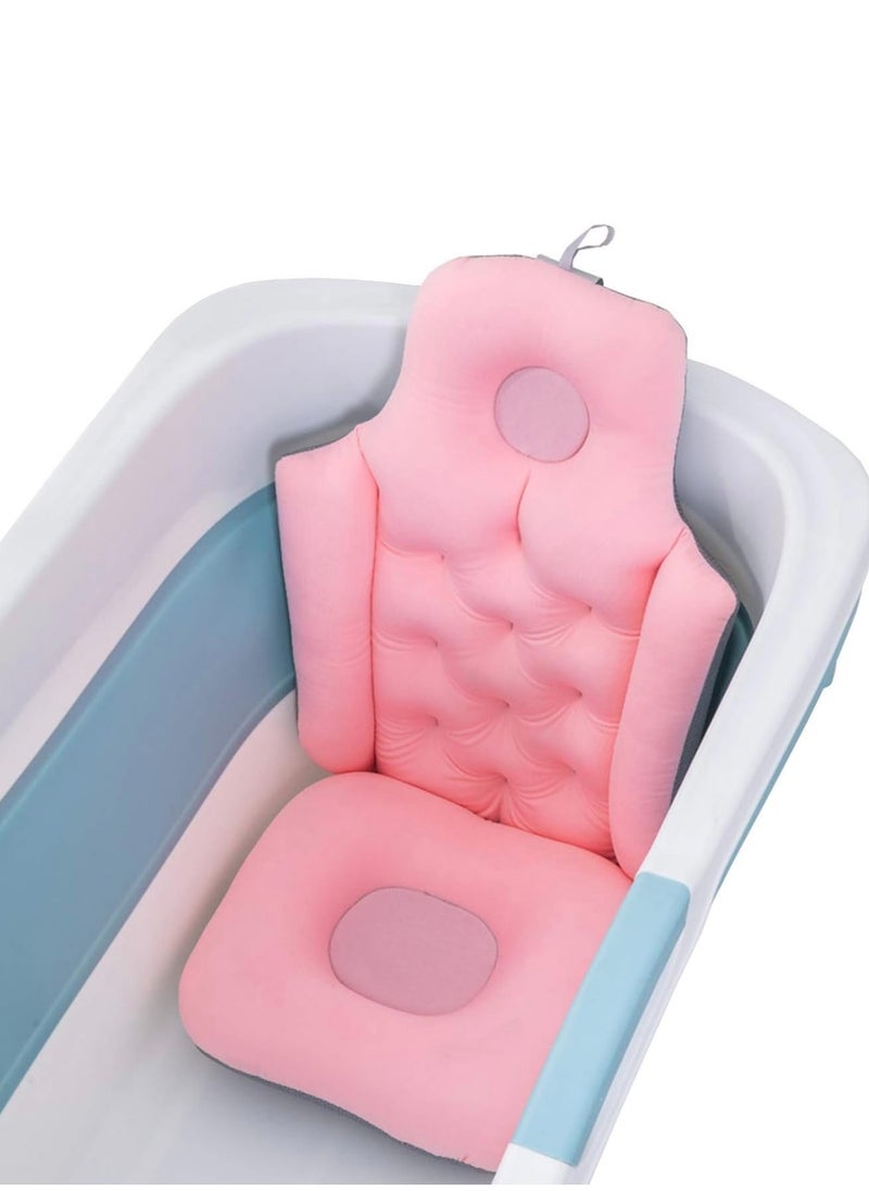 SHEE ONE - Foldable bathtub for adults with convenient features and space-saving design, pink color - Image 1