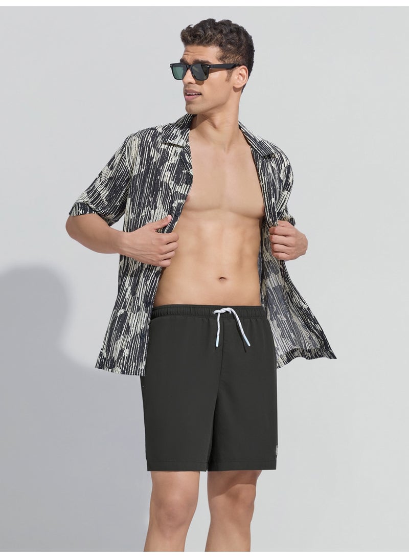 اكس واي اكس اكس شورت سباحة XYXX Iإنتيلدري أكوا  للرجال مع جيوب جانبية ورباط - Image 1