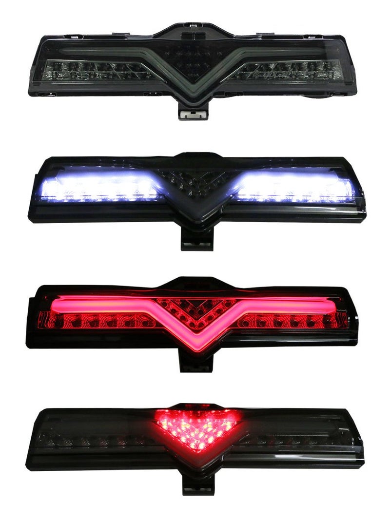 iJDMTOY Dark Smoked Lens Full LED Rear Fog Light Kit (Rear Fog, Tail/Brake, Reverse Features) Compatible With Subaru 2013-21 BRZ, Compatible With 2013-16 Scion FR-S, 2017-21 Toyota 86 - Image 2