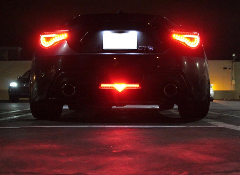 iJDMTOY Dark Smoked Lens Full LED Rear Fog Light Kit (Rear Fog, Tail/Brake, Reverse Features) Compatible With Subaru 2013-21 BRZ, Compatible With 2013-16 Scion FR-S, 2017-21 Toyota 86 - Image 5
