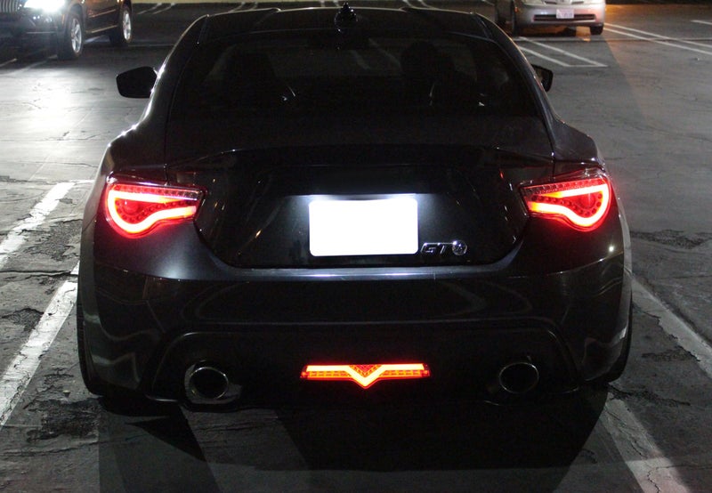 iJDMTOY Dark Smoked Lens Full LED Rear Fog Light Kit (Rear Fog, Tail/Brake, Reverse Features) Compatible With Subaru 2013-21 BRZ, Compatible With 2013-16 Scion FR-S, 2017-21 Toyota 86 - Image 4
