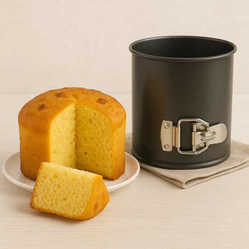 Esslly Tall Panettone Spring Form Cake Tin Set – 4 Non-Stick Sizes for Italian Easter Breads, Fruit Cakes & Sweet Bakes – Food Grade & Scratch-Resistant - Image 5