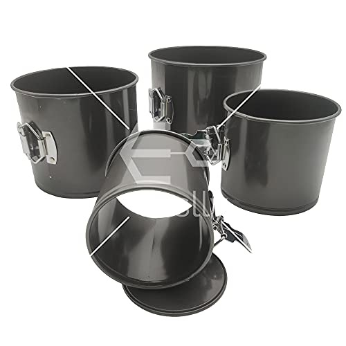 Esslly Tall Panettone Spring Form Cake Tin Set – 4 Non-Stick Sizes for Italian Easter Breads, Fruit Cakes & Sweet Bakes – Food Grade & Scratch-Resistant - Image 2