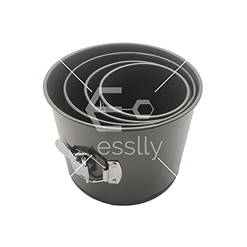 Esslly Tall Panettone Spring Form Cake Tin Set – 4 Non-Stick Sizes for Italian Easter Breads, Fruit Cakes & Sweet Bakes – Food Grade & Scratch-Resistant - Image 1