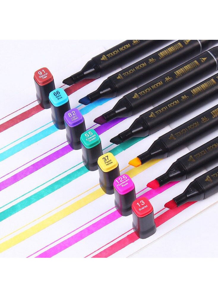 Generic Art Coloring Dual Head Marker Pen Set With Bag 48 Colors  - Image 3