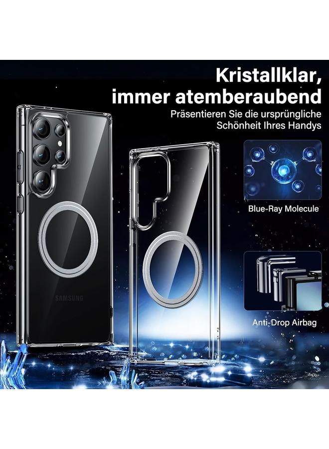 S-TOP Case For Samsung Galaxy S24 Ultra 5G Transparent Frosted MagSafe Phone Case - Image 2