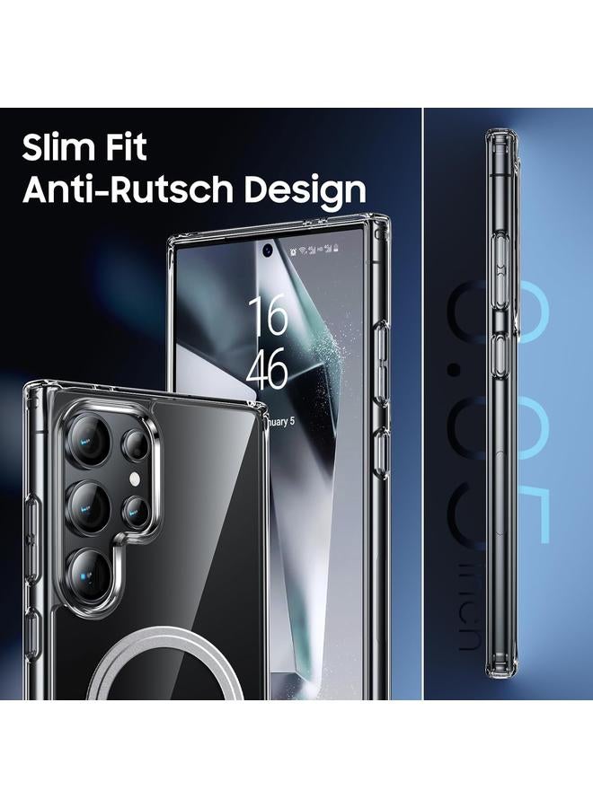 S-TOP Case For Samsung Galaxy S24 Ultra 5G Transparent Frosted MagSafe Phone Case - Image 3