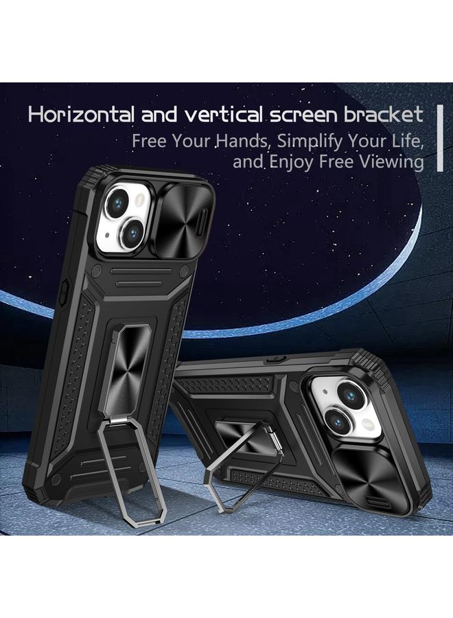 S-TOP Case For iPhone 14 Camshield Robot TPU Hybrid PC Phone Case - Image 5