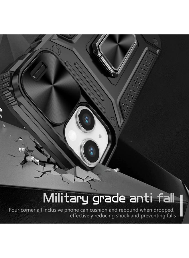 S-TOP Case For iPhone 14 Camshield Robot TPU Hybrid PC Phone Case - Image 3