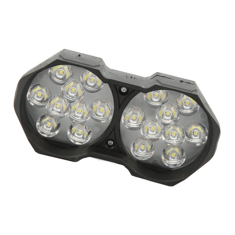 Universial Electric Bike Dual Light Electric Bicycle Modification Lamp Double Head 12V‑100V - Image 2