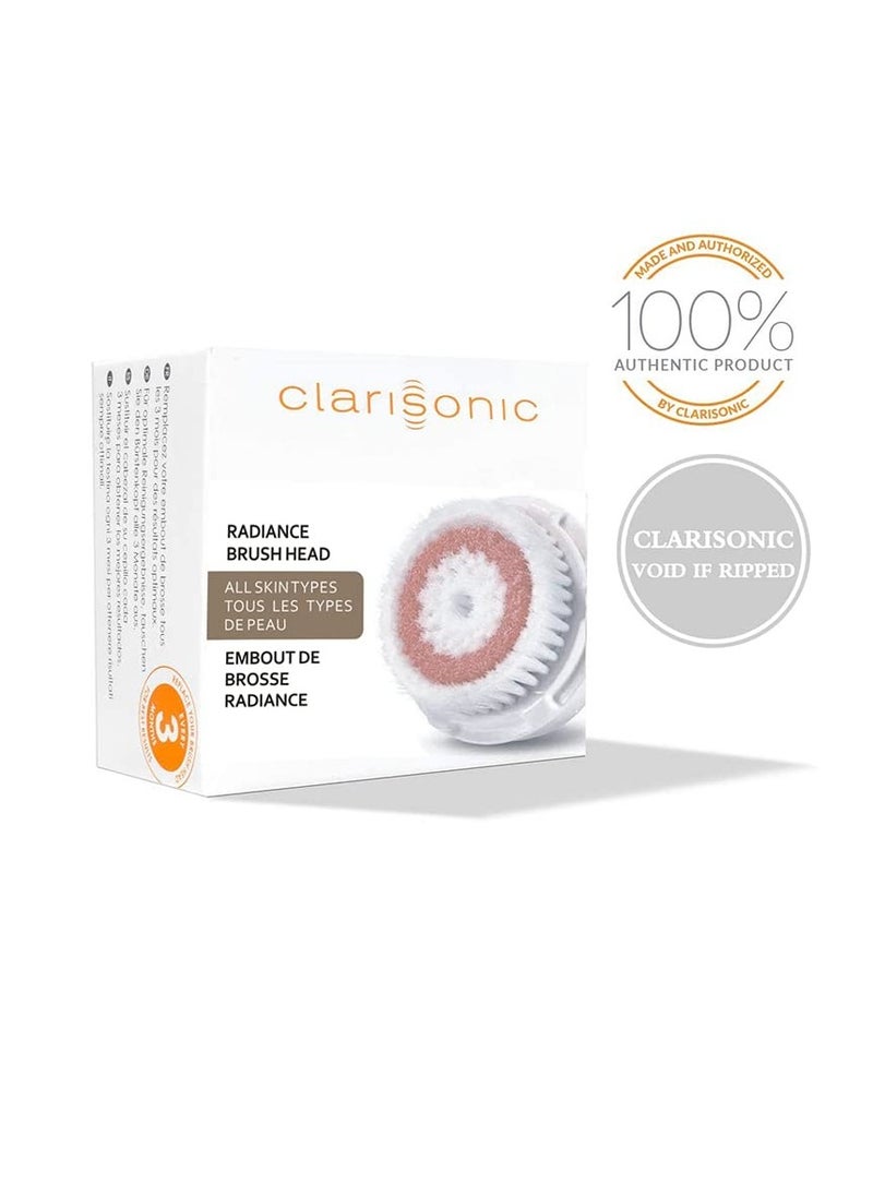 Clarisonic Clarisonic Face Cleansing Brush Head Replacement | Skin Brightening Face Brush for Dull Skin | Suitable for Sensitive Skin | Compatible with Mia 1, Mia 2, Radiance,2-count  - Image 4