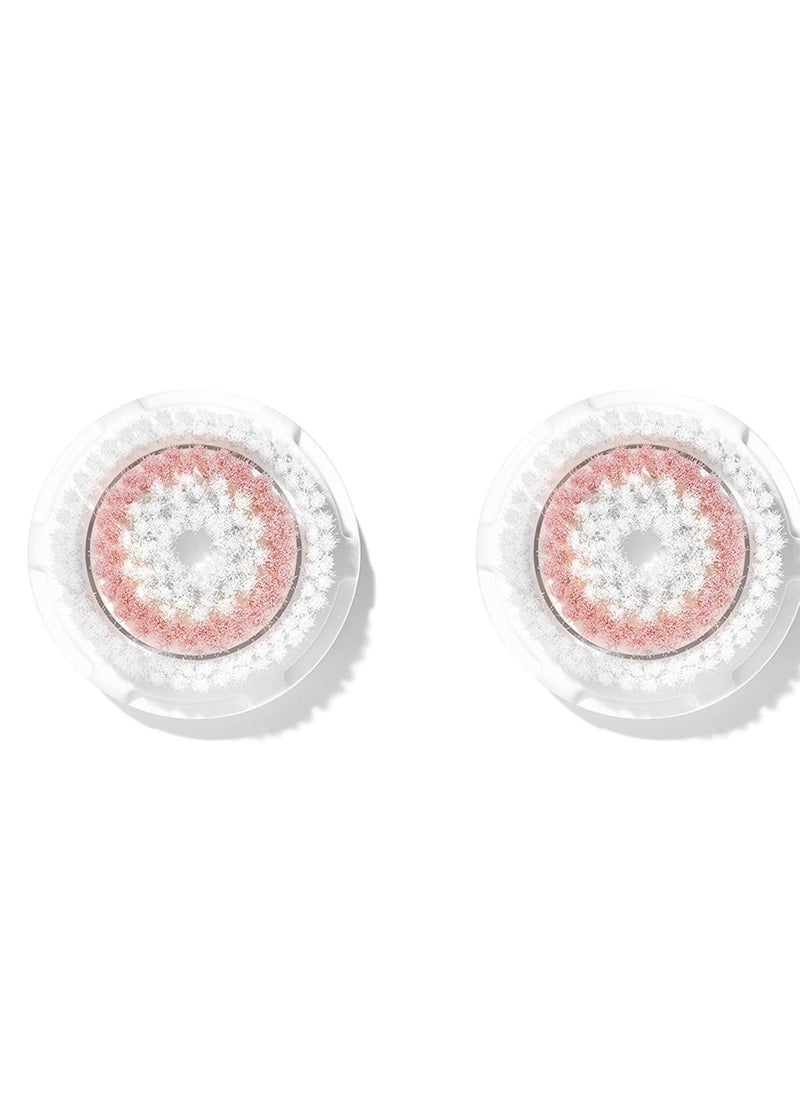 Clarisonic Clarisonic Face Cleansing Brush Head Replacement | Skin Brightening Face Brush for Dull Skin | Suitable for Sensitive Skin | Compatible with Mia 1, Mia 2, Radiance,2-count  - Image 1