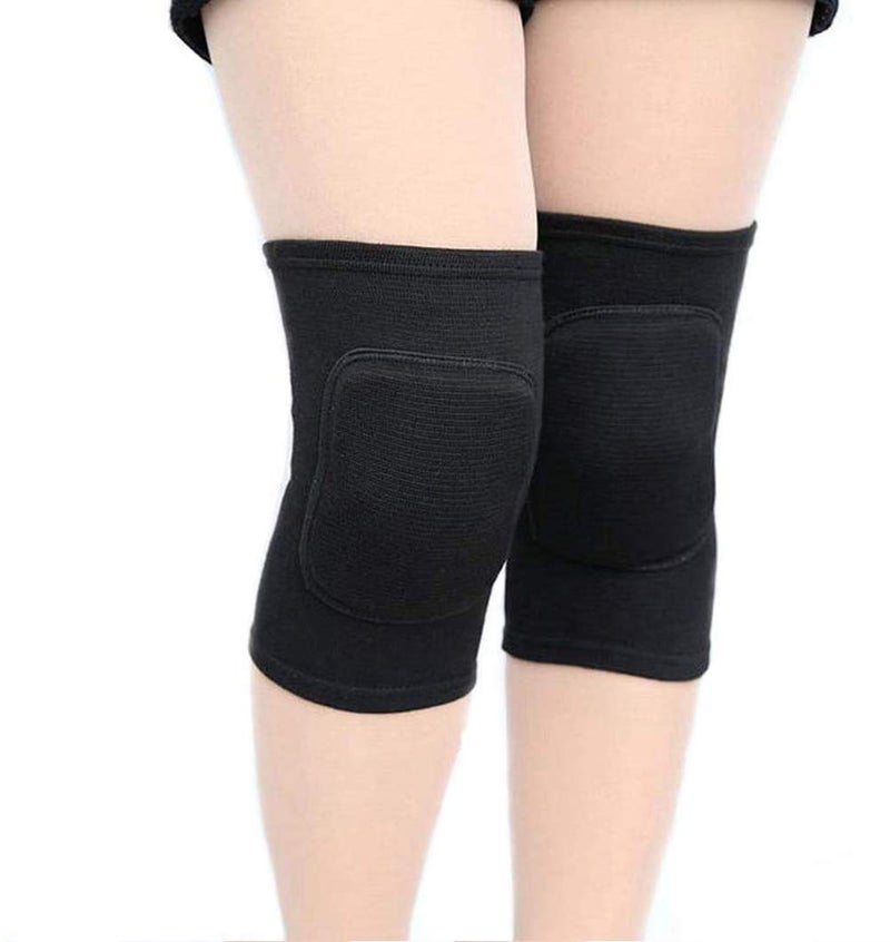 UROCK Volleyball Knee Pads for Dancers, Soft Breathable Knee Pads for Men Women Kids Knees Protective, Knee Brace for Volleyball Football Dance Yoga Tennis Running (Black) (XL) - Image 2