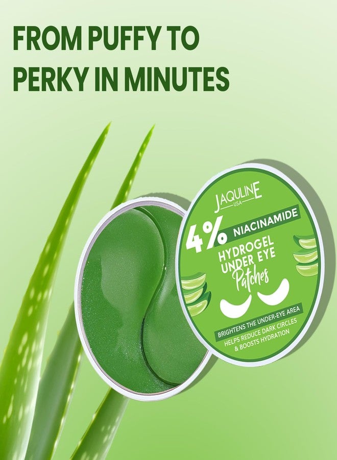 Jaquline USA 4% Niacinamide Hydrogel Under Eye Patches|Reduces Dark Circles|Boost Hydration|Brightens under eye|30g - Image 2