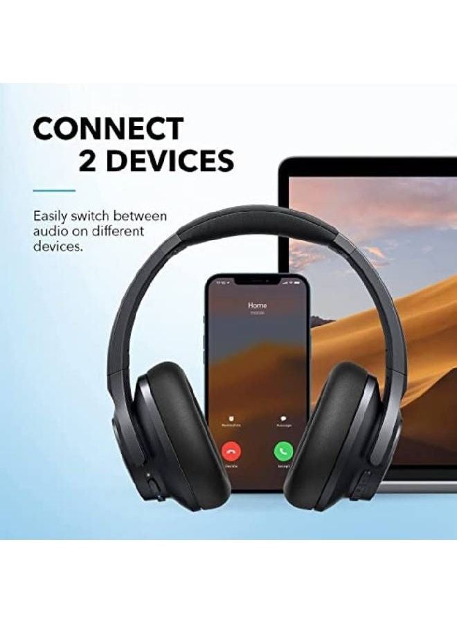 Soundcore Life Q20+ B2B Noise Cancelling Wireless Bluetooth Headphone Black - Image 4
