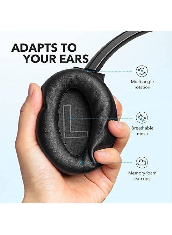 Soundcore Life Q20+ B2B Noise Cancelling Wireless Bluetooth Headphone Black - Image 5