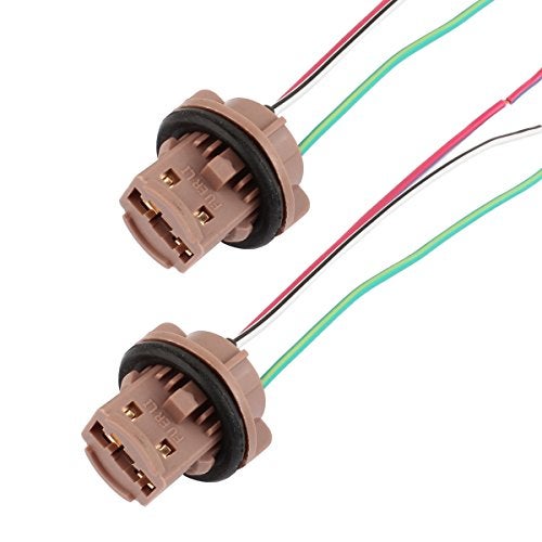 TOMALL 7443 T20 Bulb Socket Female Adapter for Brake Light (Pack of 2) - Image 1