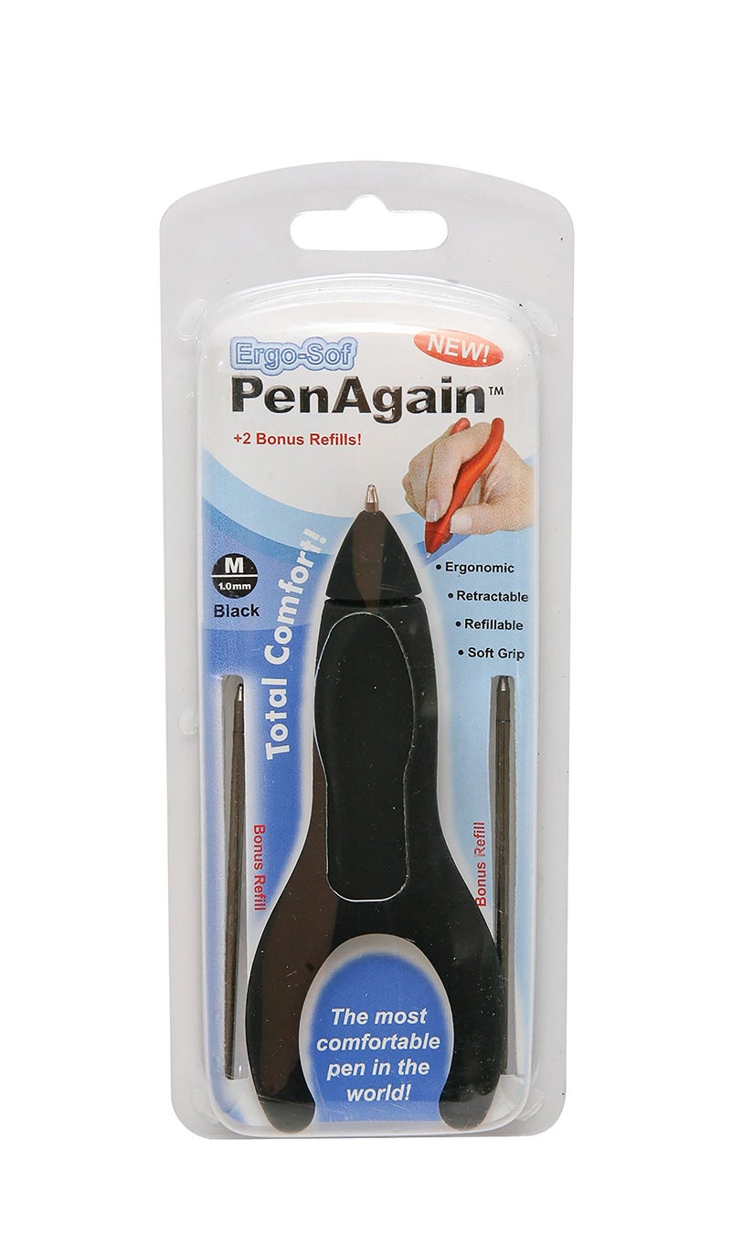Baumgartens BAUM00022 PenAgain Ergo-Sof Retractable Ballpoint Pen - Image 5