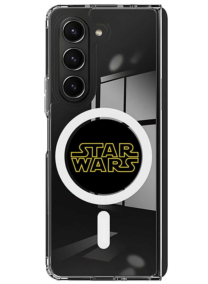 Theodor Magnetic Case for Samsung Galaxy Z Fold 6 Compatible with MagSafe Wireless Charging, Shockproof Phone Bumper Cover Star wars - Image 1