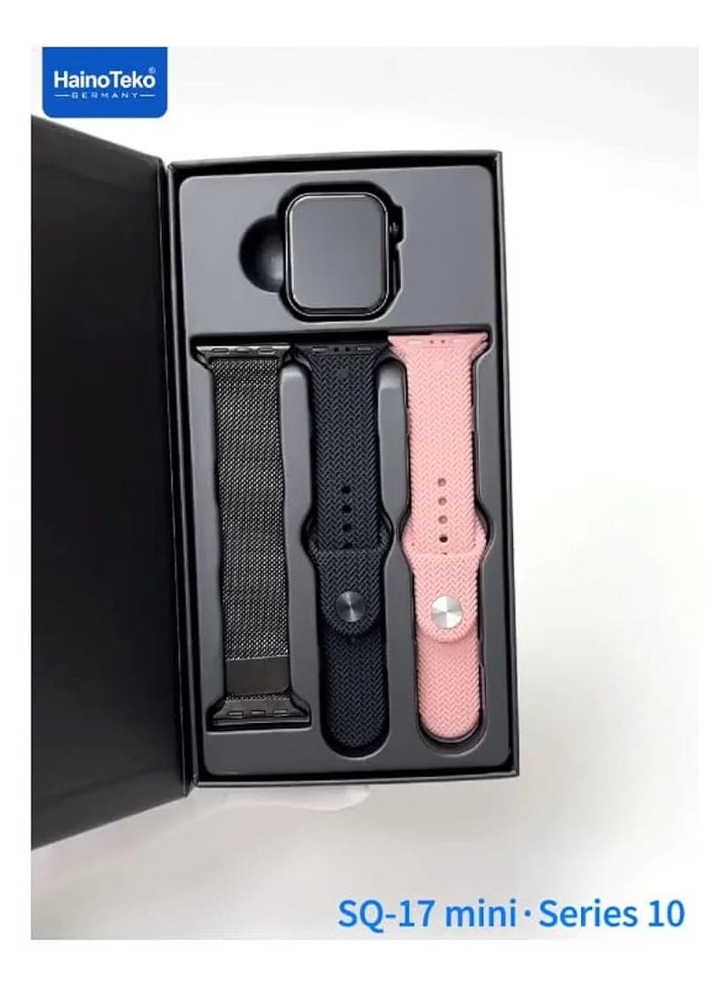 Haino Teko CUSTOMISABLE STYLE: Includes three pairs of interchangeable silicone straps, allowing you to match your watch with different outfits and occasions - Image 2