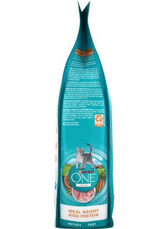Purina ONE High Protein, Healthy Weight Plus Ideal Weight With Chicken Dry Cat Food Weight Control Formula - 3.5 lb. Bag - Image 4