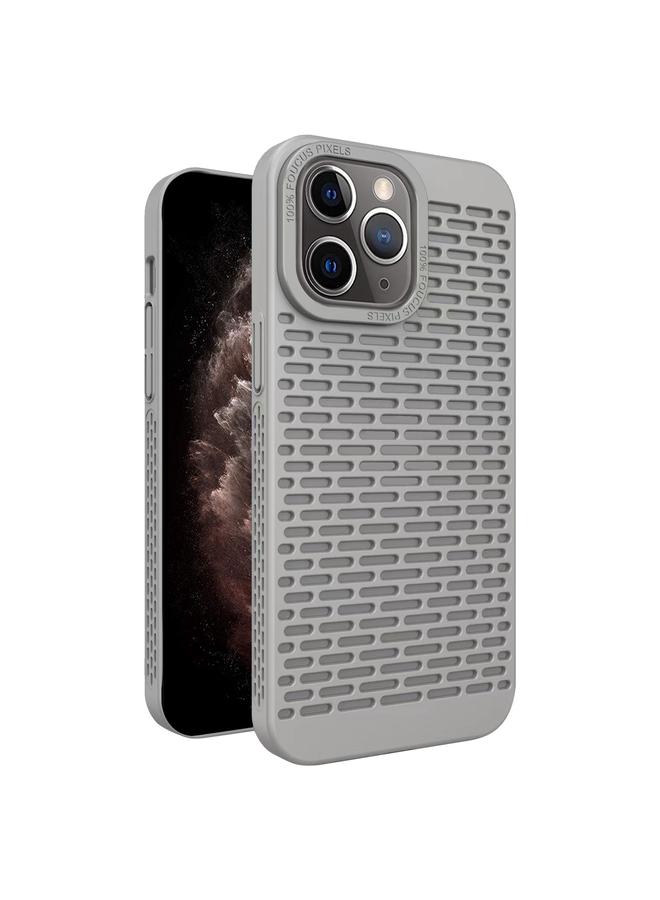 S-TOP Case For iPhone 11 Pro Max Hollow Heat Dissipation TPU Phone Case - Image 1