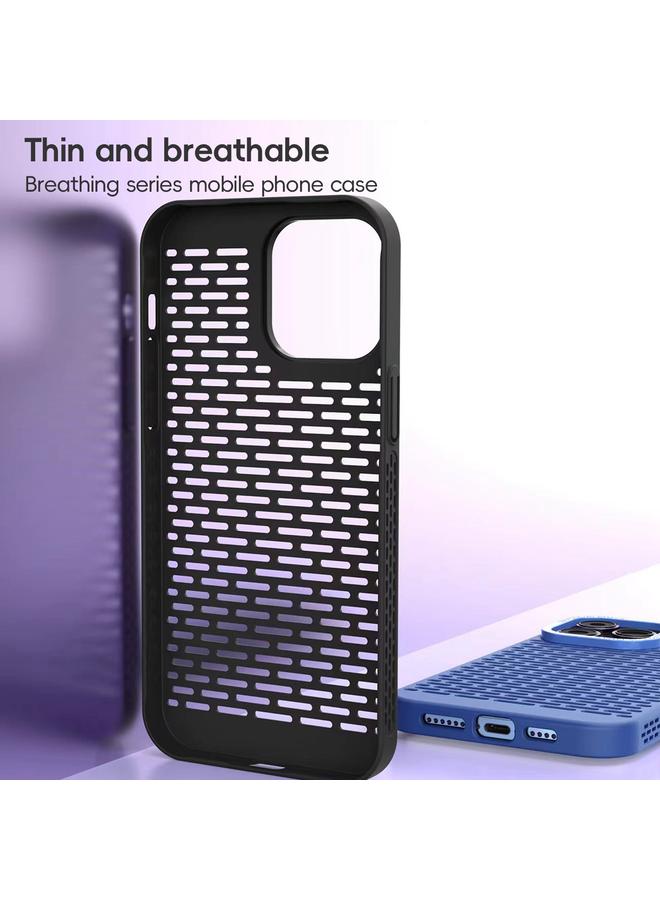 S-TOP Case For iPhone 11 Pro Max Hollow Heat Dissipation TPU Phone Case - Image 4
