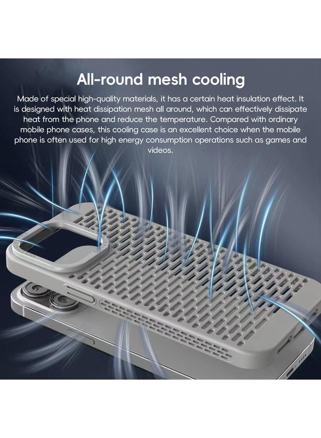 S-TOP Case For iPhone 11 Pro Max Hollow Heat Dissipation TPU Phone Case - Image 5