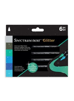 Spectrum Noir - Water-Based Glitter Markers - Pack Of 6 - Cool Elements - pzsku/ZF852AF51F5D6004CACE0Z/45/_/1732780800/0c999f79-fe82-4b99-9c3a-1d464056916e