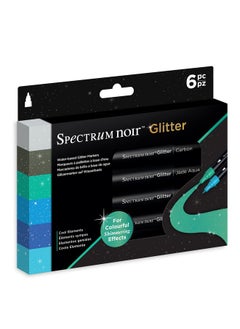 Spectrum Noir - Water-Based Glitter Markers - Pack Of 6 - Cool Elements - pzsku/ZF852AF51F5D6004CACE0Z/45/_/1732780804/93b5f262-0bea-45d9-b220-5a079029823e