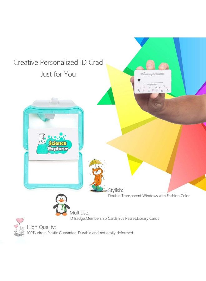 Luyee Kids Lab Coat Toddler Scientist Dress Up Science Explorer Costume With Personalized Id Card For Role Play, Pretend White-Others Polyester - Image 3