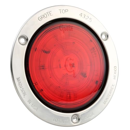Grote 53192 SuperNova 4" Full-Pattern LED Stop Tail Turn Light (Theft-Resistant Flange Male Pin) - Image 4