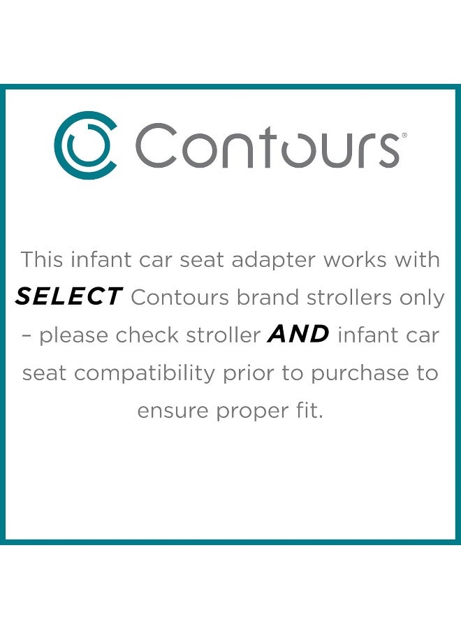 Contours Element Adapter for Cybex, Maxi-Cosi, and Nuna Infant Car Seats - Image 2