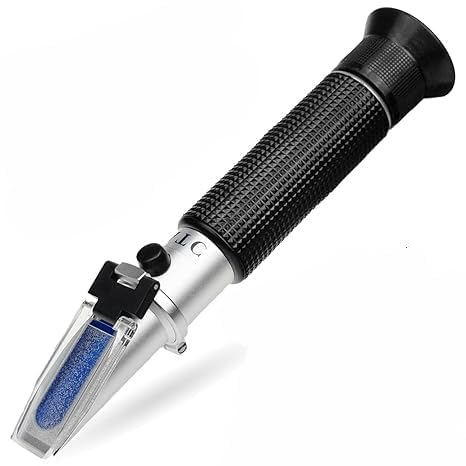 Labart Brix Refractometer with ATC, 0-32% with Certificate Portable Handheld Brix Tester for Measuring Sugar Content in Fruit, Refractometer with calibration fluid with Certificate - Image 2