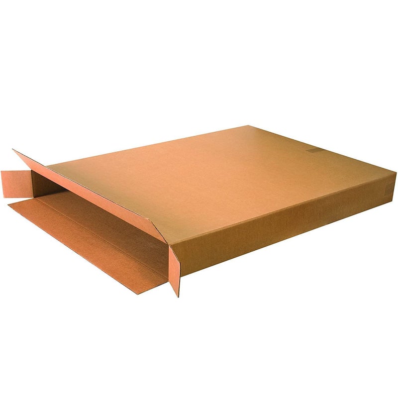 YNK Multipurpose Corrugated Carton Box for A4 Size Photo Frame Packing/Storing/Moving Material 3 ply size-9.50 X 1.50 X 12.50 Inch Pack of 100 - Image 1