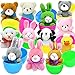 ZMCINER 12 Prefilled Easter Eggs with Plush Toys Filled Easter Eggs with Toys Inside for Kids Easter Basket Stuffers Easter Party Favor - Image 2