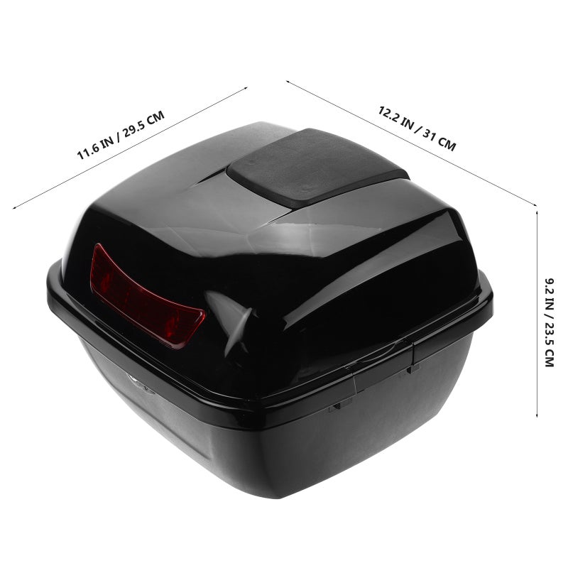 Motorcycle Rear Top Box Motorcycle Trunk Box Motorcycle Tail Box Motorcycle Trunk Scooter Trunk - Image 3