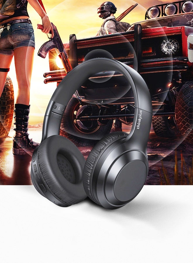 Thinkplus TH10 Wireless Bluetooth Headset Black - Image 1