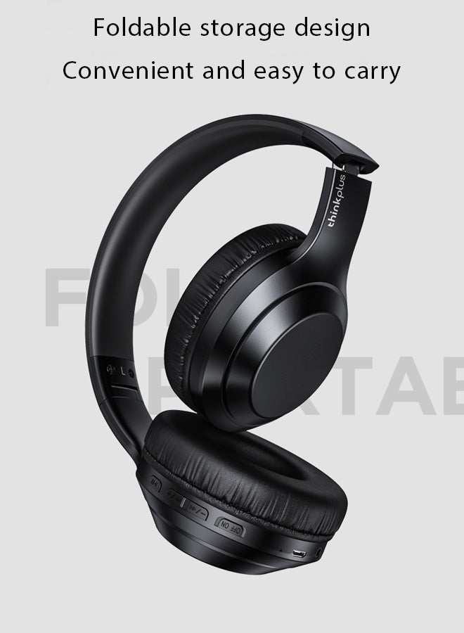 Thinkplus TH10 Wireless Bluetooth Headset Black - Image 3