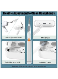 RAQTA 20-in-1 Multifunctional Cleaner Kit for Electronic Devices – Keyboard Cleaning Brush, Headphone Cleaner, Laptop, Earbuds, Camera & Phone Multi-Tool  - Image 4